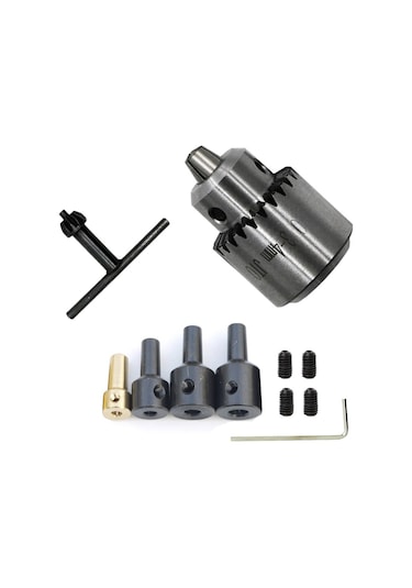 Motor için Anahtar Sıkmalı Mini Mandrel 4 MM Mandren Proje Okul