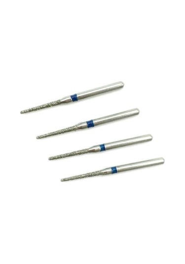 10 Adet Diş Elmas Uç Matkap Konik Düz Uçlu Tip Dia-burs Orta Fg 1.6m Yüksek Hızlı El Aleti Tf-07