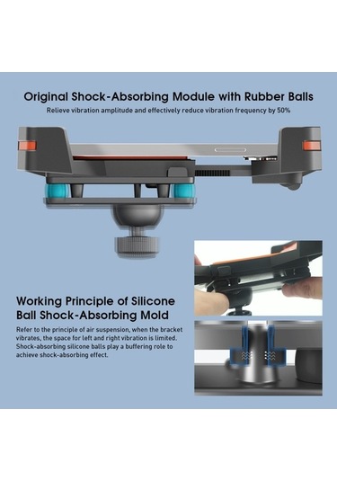 Ulzyvf Ve Tutucu Turuncu Türlerinde Tüm Telefon Şok Navigasyon Motosiklet İçin Emici Bisiklet Bisiklet Ayarlanabilir Askısı, - Os Turuncu