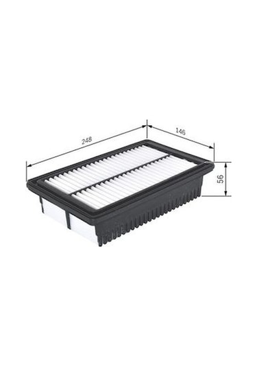 Hyundai İ20 1.2 2014-2018 Bosch Hava Filtresi S0558