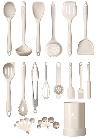 Valletta Maracas Isıya Dayanıklı Silikon Spatula Seti 25 Parça