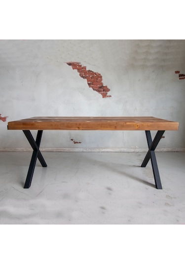 Deryawood Deryawood Dogal Agaç Mutfak Masası