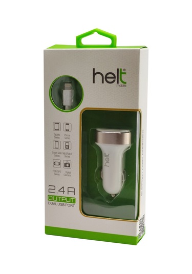 Helt Ht-17 5w 2 Çıkışlı Lightning Kablo + Araç Şarj Aleti