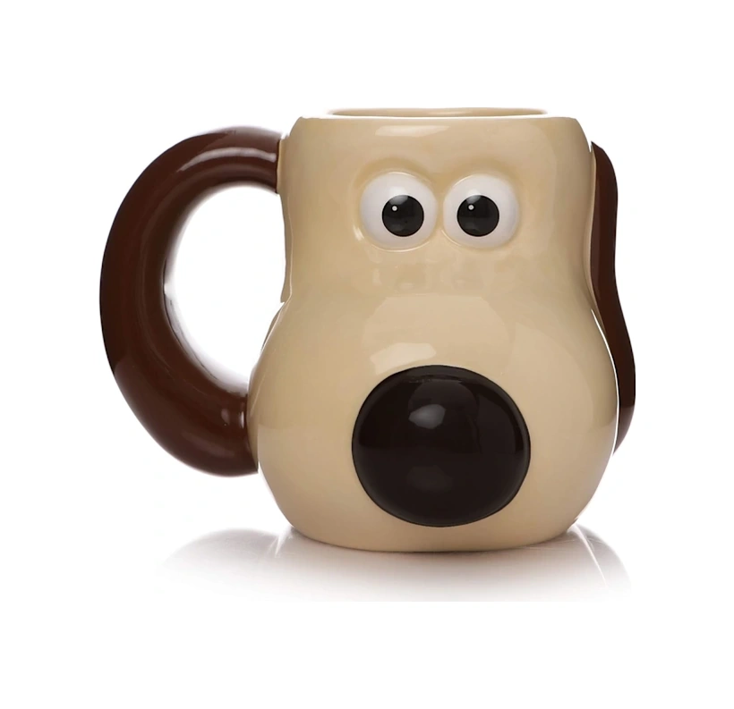 Crescent Bay Gromit Kupası Wallace Ve Gromit Kupası Yenilikçi Büyük Kupa Wallace Ve Gromit Hediyeleri Erkekler İçin Komik Hediyeler Co