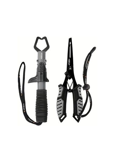 Elmpaly 2 Adet Dayanıklı Paslanmaz Çelik Grey Balıkçı Penseleri Kolay Balık Kontrolü Ve Açık Hava Balıkçılığı İçin Temel Araç