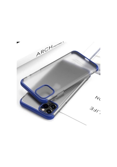 Apple Uyumlu iPhone 11 Pro Max Kılıf Zore Nili Kapak Mavi
