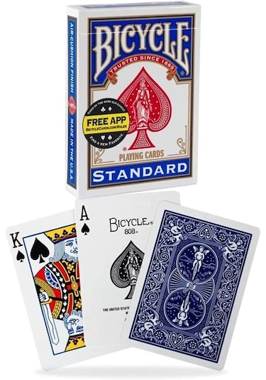Bicycle Standart Index İskambil Oyun Kartı Destesi Kartları Mavi