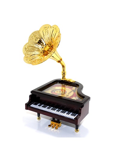 Lebron Gramafonlu Piano Müzik Kutusu