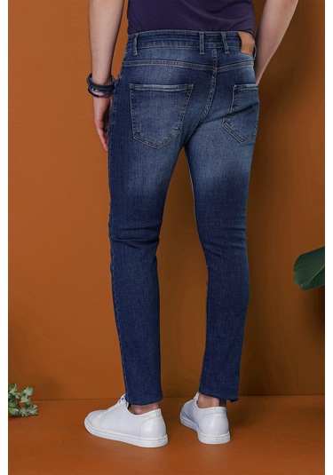 Denim Pnt 112 Koyu Mavi Jean Pantolon Mavi