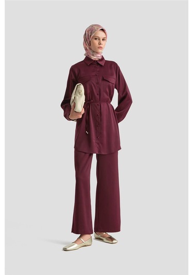 Armine Takım 25yd9261 Bordo Bordo