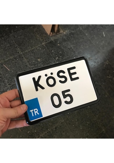 Dekor Plaka.Bisiklet Plakası.Kare Plaka.Motor Plakası 552558335