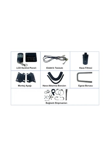 Coolman Mini 1.3kw Çanta Webasto Tipi Isıtıcı 12v-24v-1102