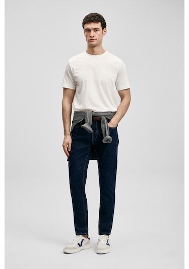 Lufian Bran Modern Grafik T- Shirt Kırık Beyaz Kırık Beyaz 111020321100510