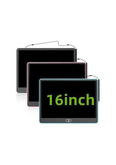 Trendooze 16 Inç Pembe Lcd Yazı Tableti Çocuklar İçin Eğitici Oyuncak Doğum Günü Hediyesi Gaojunshop01 Pembe