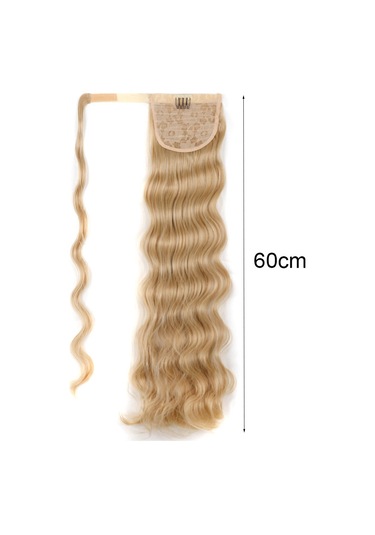 Cbtx Mst08 Yapışkanlı Bağlamalı Peruklar At Kuyruğu Kabarık Uzun Kıvırcık Peruklar Yüksek At Kuyruğu 8