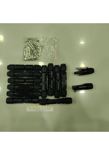 20 Çift Mc4 Konnektör Güneş Paneli Bağlantı Aparatı Ip65