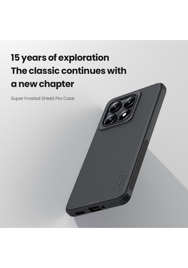 Xiaomi 14t Nıllkın Buzlu Kalkan Pro Pc Tpu Telefon Kılıfı İçin Siyah