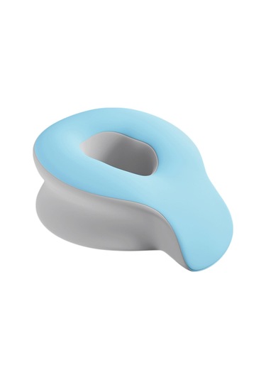 Suntek Yüz Beşik Yastığı Dinlenme Rahatla Yüzü Mavi-gri Mavi Gri Mavi - Gri