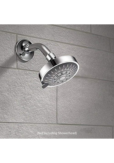 Tenfowee Stainless Steel Duş Basi Kolu G1/2 - Pürüzsüz Chrome, Dekoratif Flanşlı, Dayanıklı Duvar Montajlı Rf-w682 Diğer