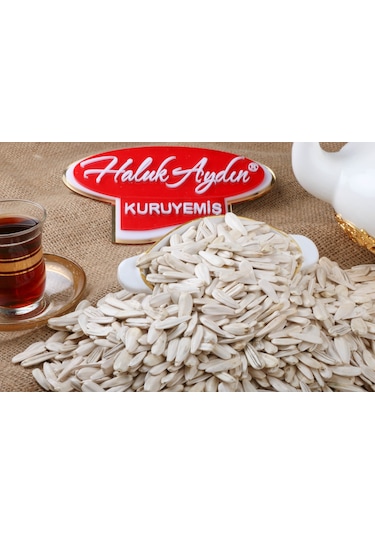 Haluk Aydın Kuruyemiş Kavrulmuş Tuzsuz Beyaz Ay Çekirdeği 1 KG