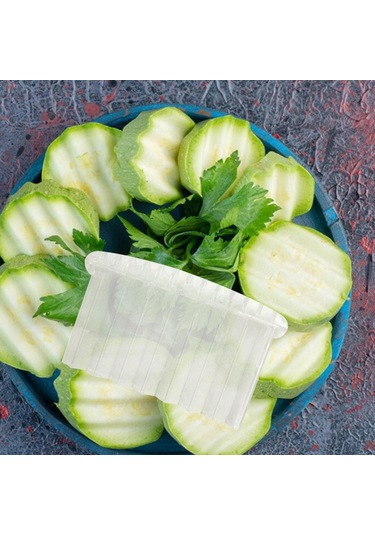 Homyl Otel Restoran Mutfağı Için Salatalık Kırışık Kesici Beyaz