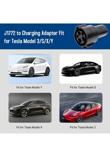 Tenfowee Tesla İçin J1772 Şarj Adaptörü - Hızlı Ve Güvenli Şarj Abd Kullanımı