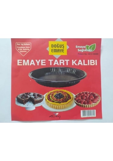 Emaye Tart Turta Kalıbı Royaleks-gvn018 Çok Renkli