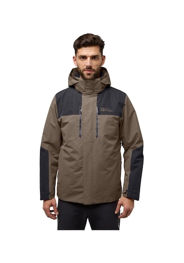 Jack Wolfskin Jack Wolfskın Jasper 3ın1 Jkt M Cold Coffee Erkek Outdoor Ceketi Kahve