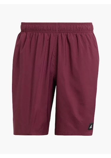 Adidas Sportswear Solid Clx Classic-length Swim Erkek Şort Bordo