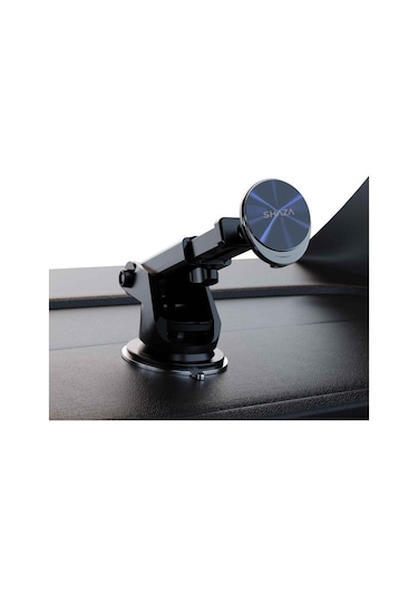 Shaza Sf5503 Magsafe Uyumlu 15w Kablosuz Şarj 2in1 Araç İçi Telefon Tutucu