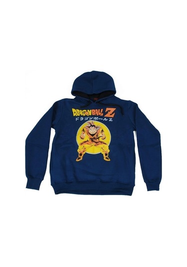 Dragon Ball Z Hoodie Sweatshit Mavi Çok Renkli