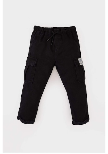 DeFacto Erkek Bebek Cepli Pantolon E0830A525SPNM36 Çok Renkli