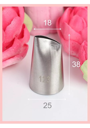 Bonbon Pasta Süsü Ucu Yaprak 123 240519642 Gri