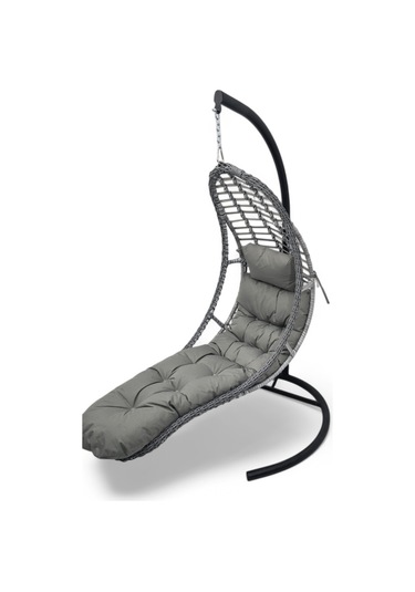 Wellagarden Palmira Tekli Salıncak Gri Gri