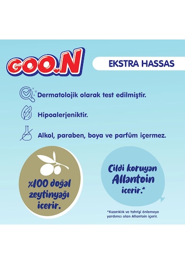 Goon Sensitive Hassas Ciltler Için Islak Havlu Mendil 48 X 56'Lı