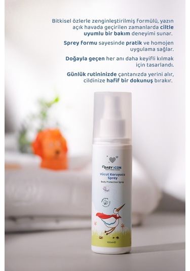 Baby Icon Vücut Koruyucu Sprey