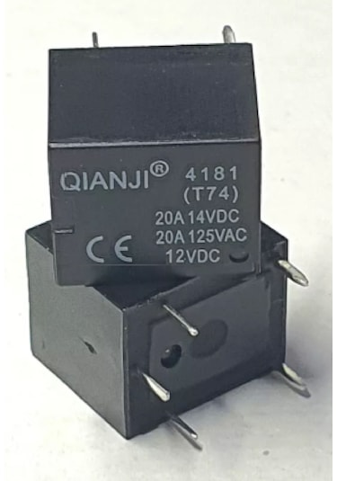 Qianji 4181 T74 -12vdc ,12vdc 1a1k/20a Pcb-5-pin Röle