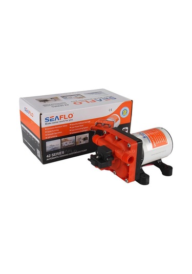 Seaflo Sfdp1-030-055-42 Karavan, Tekne Hidroforu 12 Volt 11.3 Lt/dak 55 Psi 3.7 Bar