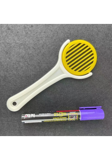 Hangfox Sarı Plastik Arı Kraliçe Tutucu, 2 Adet, Kolay Kullanım, Arıcılık Aracı, Uygun Ve Güvenli