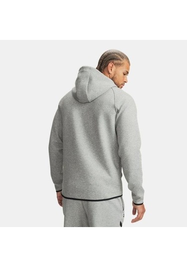 Under Armour Unstoppable Fleece Erkek Gri Kapüşonlu Ceket