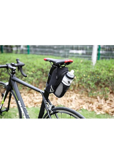 Forte Gt 807 Sele Altı Çanta Matara Hazneli Su Geçirmez Kumaş 202 Gri - Siyah