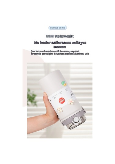 Gıda Sınıfı 316 Paslanmaz Çelik Büyük Kapasiteli Termos Bardak,1100 Ml Avokado Yeşili