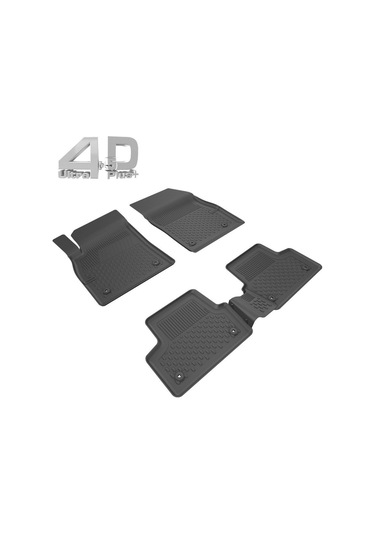Sahler Citroen C4 X 2022+ Siyah Renk 4.5d Araca Özel Paspas Seti 5 Parça