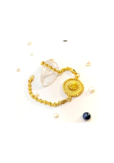 Çeyrekli Altınlı Dorika Toplu Bileklik Altın Hd Videolu