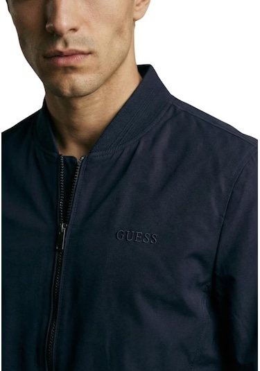 Guess M6rl09wj362 Stretch Packable Bom Erkek Mont Lacivert