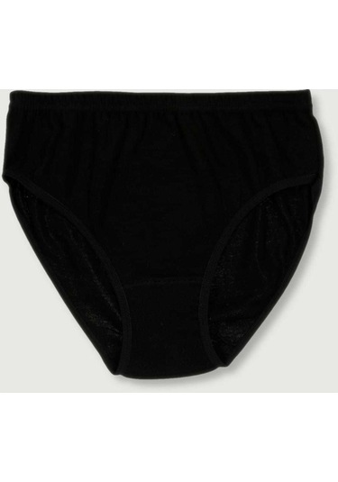 Bonbonetti Kadın Siyah 5'Li Paket Likralı Bato  Siyah Kadın Külot Siyah