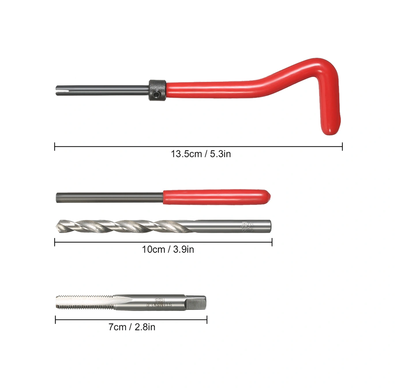 Neevoyu M6 Vida Tamir Seti, Hss Malzeme İle Oto Vida Onarımı Araçları, 25 Parça Kutulu Enstalle Aleti, Tap, Matkap, Kayışlı İnsertler