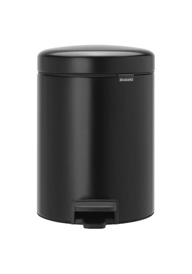 Brabantia Çöp Kutusu Newicon Pedallı 5 Lt Matt Siyah 112928 Siyah