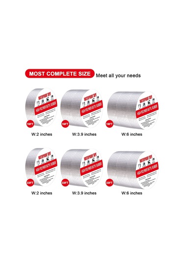 Springsun Voc İçermeyen Dış Mekan Butil Bant - Çok Amaçlı Sızdırmazlık & Onarım, Karavan/çatı/tekne İçin