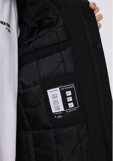 Colins Regular Fit Erkek Siyah Kaban Cl1076722 Q1.v1 Blk Siyah